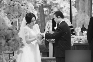 刘晓庆在旧金山一间教堂举行婚礼